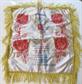 1950s US Army Fort F.E. Warren Wyoming Mother Satin Pillow Sham Sweetheart Home Front Military Memorabilia