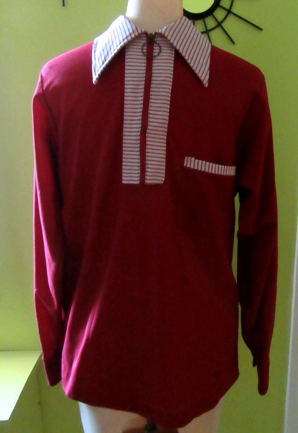 1970's BVD Cranberry Shirt Men's Vintage Clothing 