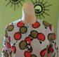 Early 1960's Apples Blouse Never Worn Old Stock Encore Fashions Ladies Vintage Clothing