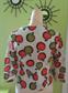 Early 1960's Apples Blouse Never Worn Old Stock Encore Fashions Ladies Vintage Clothing