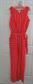 1980s Red and Pink Striped Jumpsuit Ladies Vintage Clothing '80s Costume Party