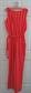 1980s Red and Pink Striped Jumpsuit Ladies Vintage Clothing '80s Costume Party