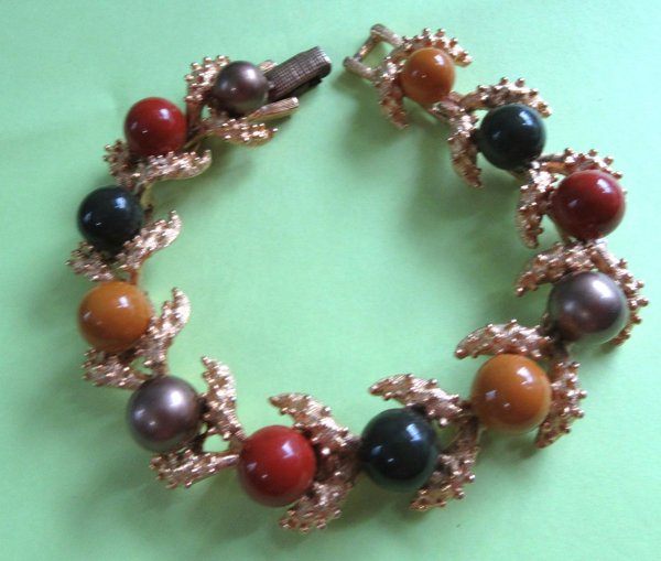 1950's Bracelet Signed Amerique Vintage Jewelry Smaller Wrist