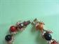 1950's Multi Color Abstract Ball Bracelet  Vintage Costume Jewelry Smaller Wrist