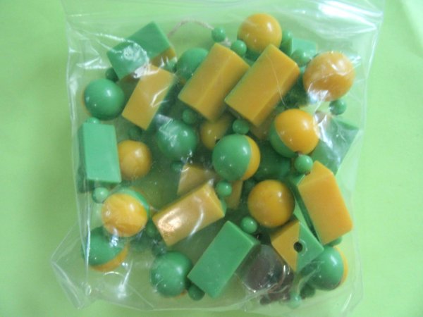 Western Germany Mod Necklace Needs Restring  Vintage Jewelry 