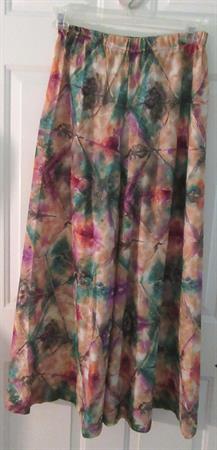 1970's Trippy Palazzo Pants Tie Dye Graphics Large Bellbottoms Disco Old Stock Never Worn '70's Costume Party