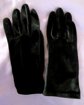 Vintage 1990's Ladies Black Velveteen Evening Gloves Never Worn