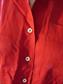 1950's Lipstick Red Ladies Blouse Shell Buttons Lady Kegler by Bel Vedere Old Stock Never Worn