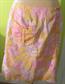 Vintage Lilly Pulitzer Pink Floral Skirt The Lilly Ladies Vintage Clothing