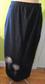 Vintage Blue Fish Black Jersey Long Skirt Size 1 Hand Painted Womens Clothing