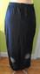 Vintage Blue Fish Black Jersey Long Skirt Size 1 Hand Painted Womens Clothing