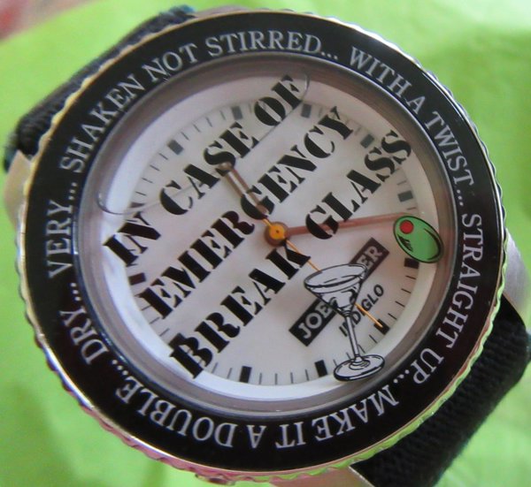 Vintage Joe Boxer Timex Indiglo Martini Watch Never Used Needs Battery