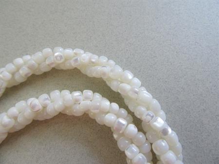 Vintage Mother Of Pearl Twisted Necklace 