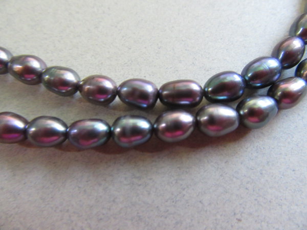 Genuine Freshwater Pearl Necklace Sterling Clasp Fine Jewelry
