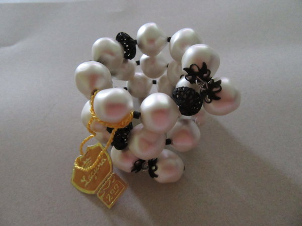 Vintage Laguna Memory Wire Bracelet With Tag Signed Jewelry