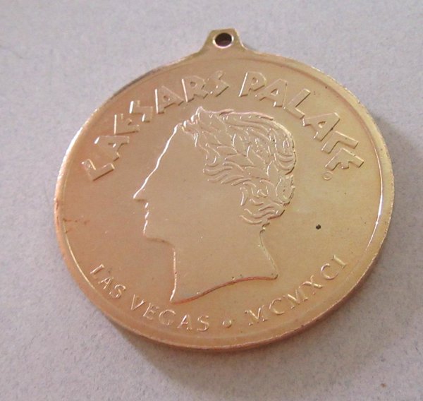 Vintage Caesars Palace Pendant Casino Gambling Las Vegas