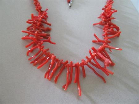 Vintage Genuine Branch Coral Necklace 