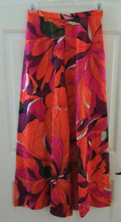 1970's Wild Psychedelic Palazzo Bellbottom Pants Young Traditions  Trippy Ladies Vintage Clothing Costume Party