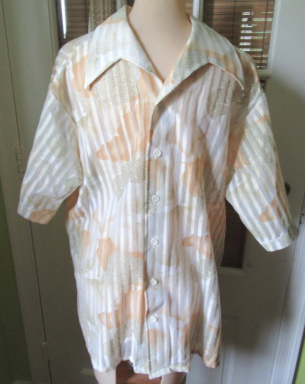 1970's Men's Disco Shirt Vintage Clothing