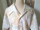 1970's Disco Shirt Mens Puritan Striped Semi Transparant