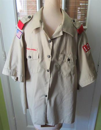 Vintage Boy Scouts Den Mother Blouse Size 46-48 