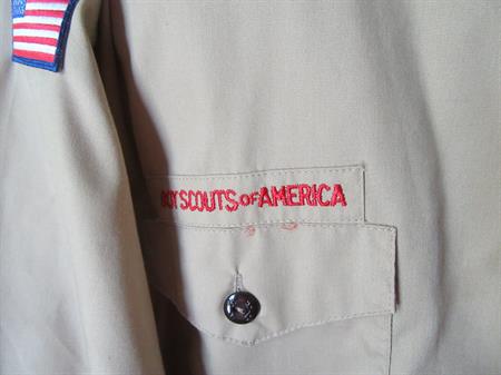 Vintage Boy Scouts Den Mother Blouse Size 46-48 