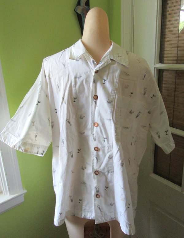 Men's Vintage Cocktails Shirt