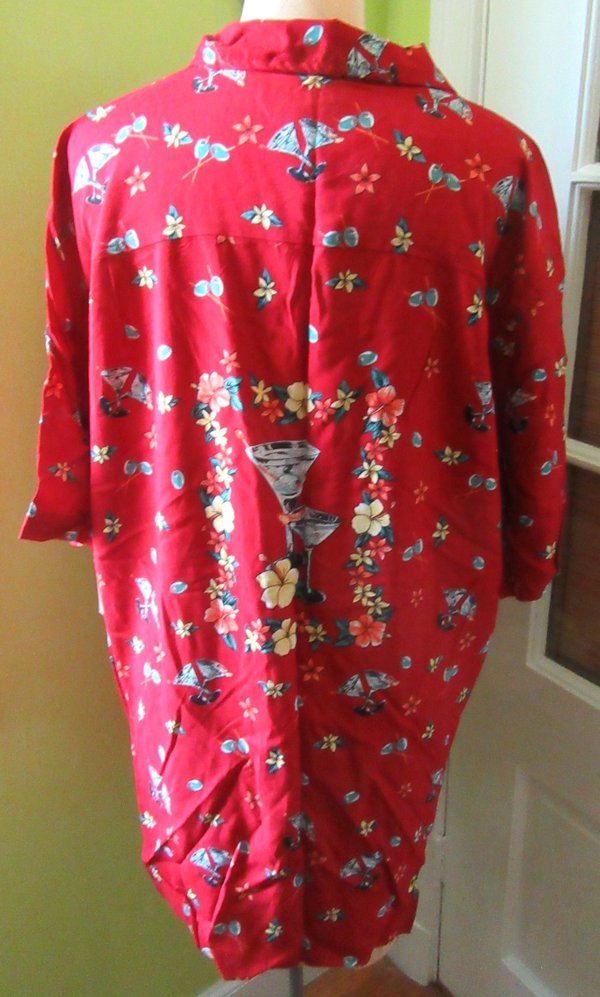 1990's Men's Rayon Martini Shirt Never Worn