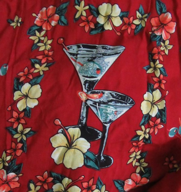 1990's Men's Rayon Martini Shirt Never Worn