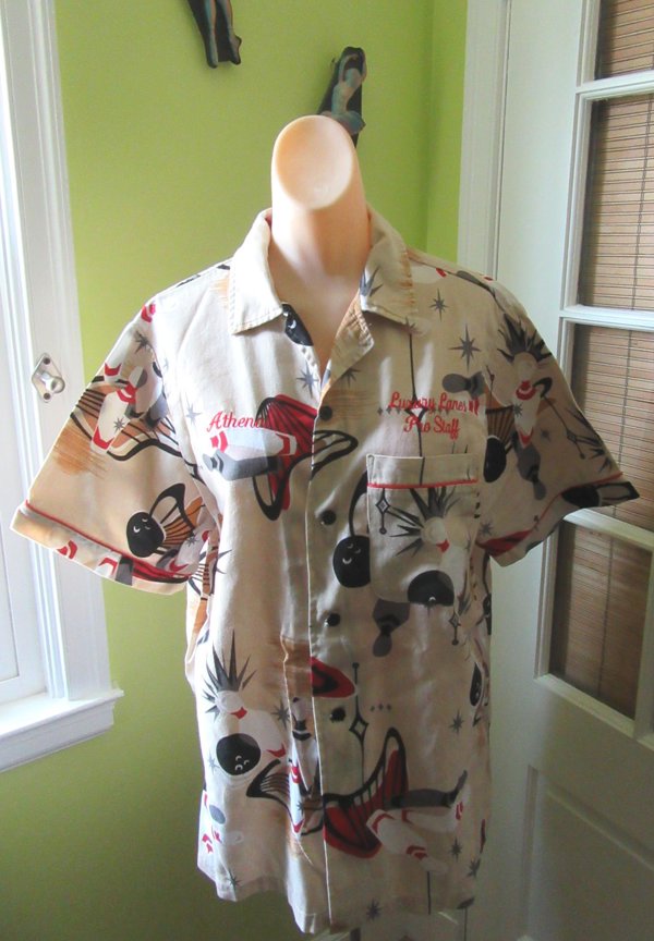 Vintage Hilton 1990's Ladies Cotton Bowling Shirt