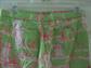 Lilly Pulitzer Cropped Pants Tropical Monkeys Size Med Beachwear Summer Clothing Cruiseware Beach 