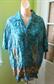 Mens 1990's Rayon Tiki Shirt Ocean Current Original Luau Party Tropical