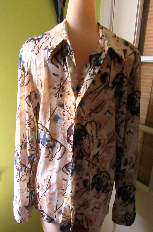 Men's 1970's Disco Shirt Vintage Clothing 