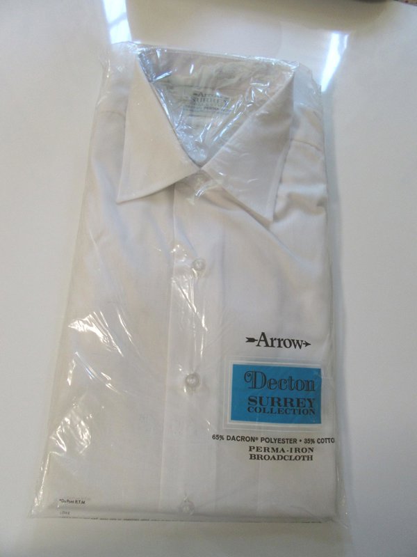 Vintage 1960's Men's Arrow Shirt Never Worn Sealed
