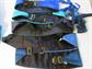 1990's Blue Cummerbunds and Bow Ties Lot Formal Gig Wear Party Groom Wedding Party Prom Vintage Accessories