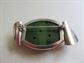 Bakelite Art Deco Pin Green Vintage Costume Jewelry