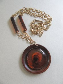 Vintage Bakelite Mid Century Necklace 1950's 