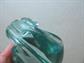 Aqua Glass Tiki Paperweight or Statue Tropical  Hawaiian Home Decor