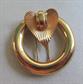 Vintage Art Deco Coro Pegasus Heart Fur Clip Costume Jewelry Clothing Accessories