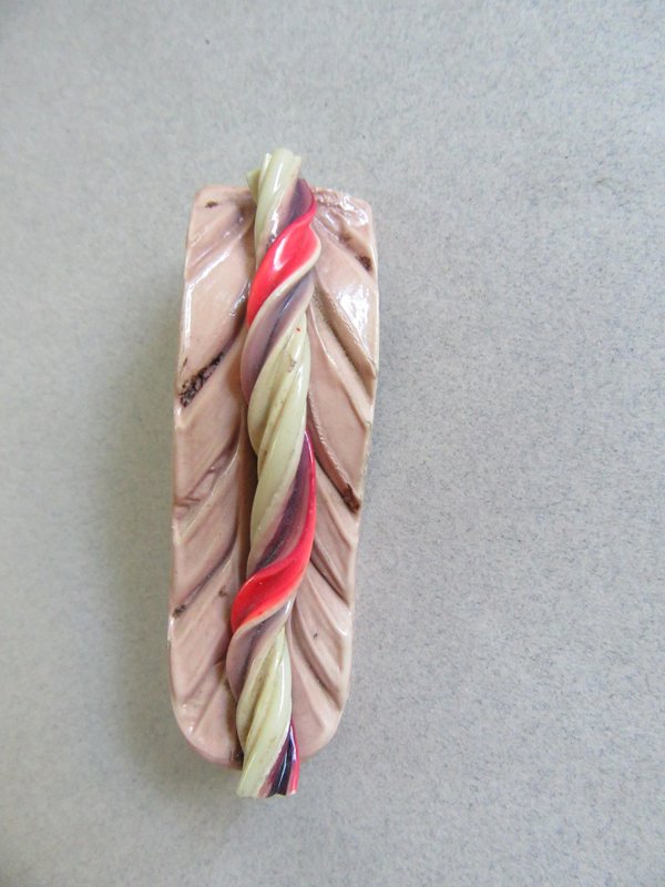 1940's Celluloid Pin Vintage Jewelry