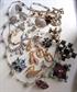 Vintage Rhinestone Destash Lot Some Wearable Missing Stones Coro Czech Upcycle Repurpose