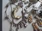 Vintage Rhinestone Destash Lot Some Wearable Missing Stones Coro Czech Upcycle Repurpose