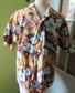 Vintage Signet Men's Cotton Hawaiian Sports Shirt Tropical Clothing Luau Tiki Hibiscus 