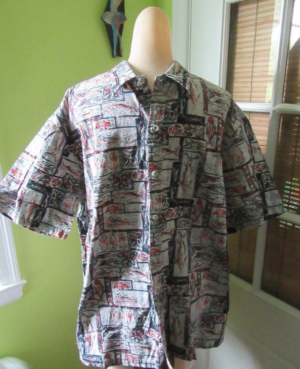 Men's Vintage Cotton Hawaiian Shirt 