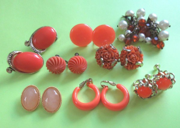 Vintage Earrings Lot 