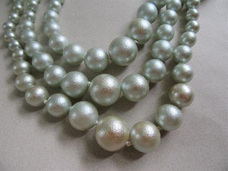 1950's Blue Necklace Vintage Jewelry 1950's Accessories