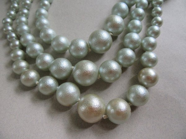 1950's Blue Necklace Vintage Jewelry 1950's Accessories