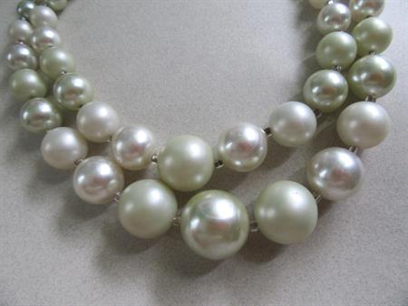 1950's Green Necklace Japan Vintage Jewelry 1950's Accessories