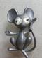 Anthropomorphic Googly Eyes Mouse Pin Google Googley Figural Pin