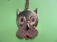  Vintage Dog VARI-VUE Necklace Lenticular 